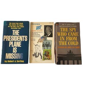 Lot Of 3 Presidential Paperback Books Young Ike The Presidents Plane Is Missing